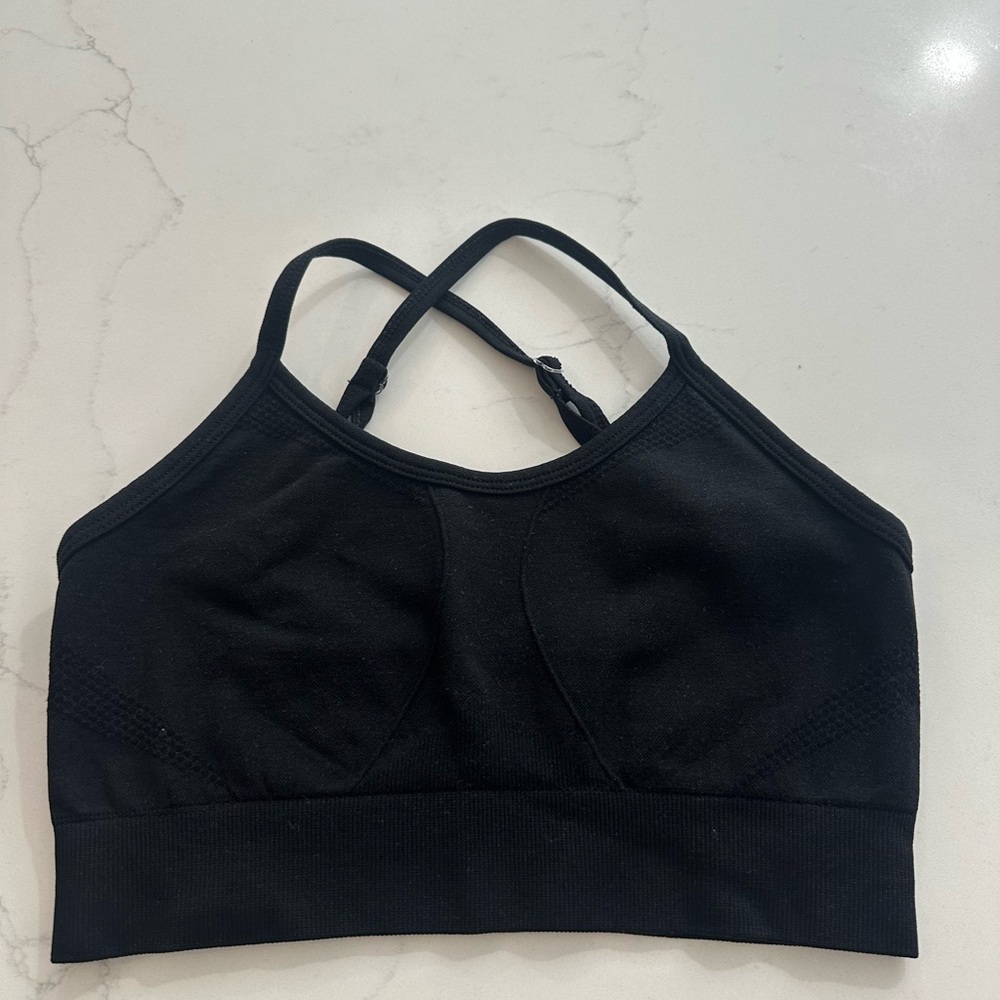 Black Women's Sports Bra